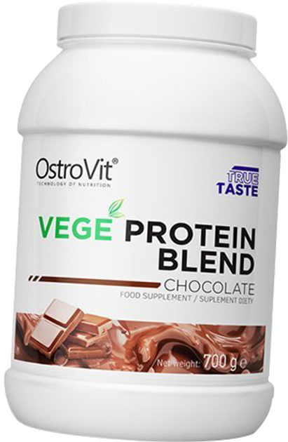 Протеин OstroVit VEGE Protein Blend 700 г Шоколад 5903246228199