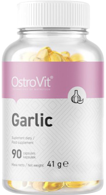 Вітаміни та мінерали OstroVit Garlic 90 капсул 5903246221626 фото