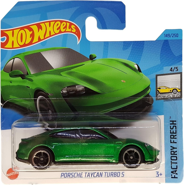 Hot Wheels Porsche Taycan Turbo S Factory Fresh Mattel