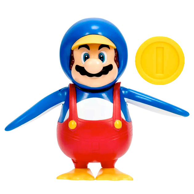 Rozetka Pl Figurka Jakks Pacific Nintendo Penguin Mario With Coin