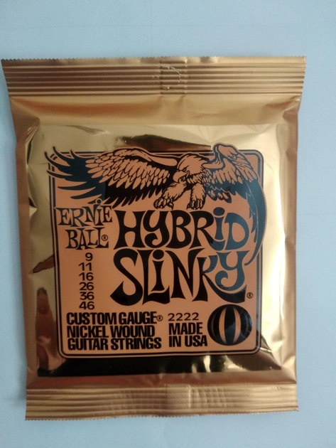 Струны Для Электрогитары Ernie Ball 2222 Hybrid Slinky Nickel Wound 9