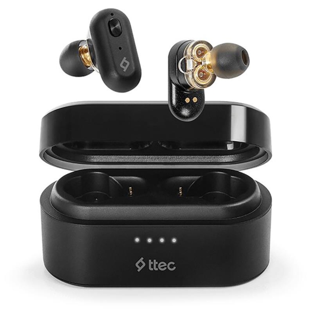 Bluetooth гарнитура Ttec AirBeat Duo True Wireless Headsets Black