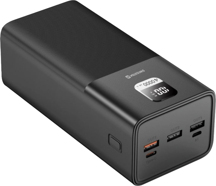 УМБ Swissten Power Bank For Laptop 40000 mAh 100W PD Black