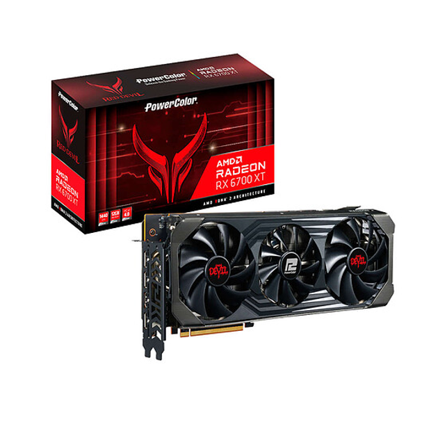 Видеокарта PowerColor Radeon RX 6700 XT Red Devil 12GB AXRX 6700XT