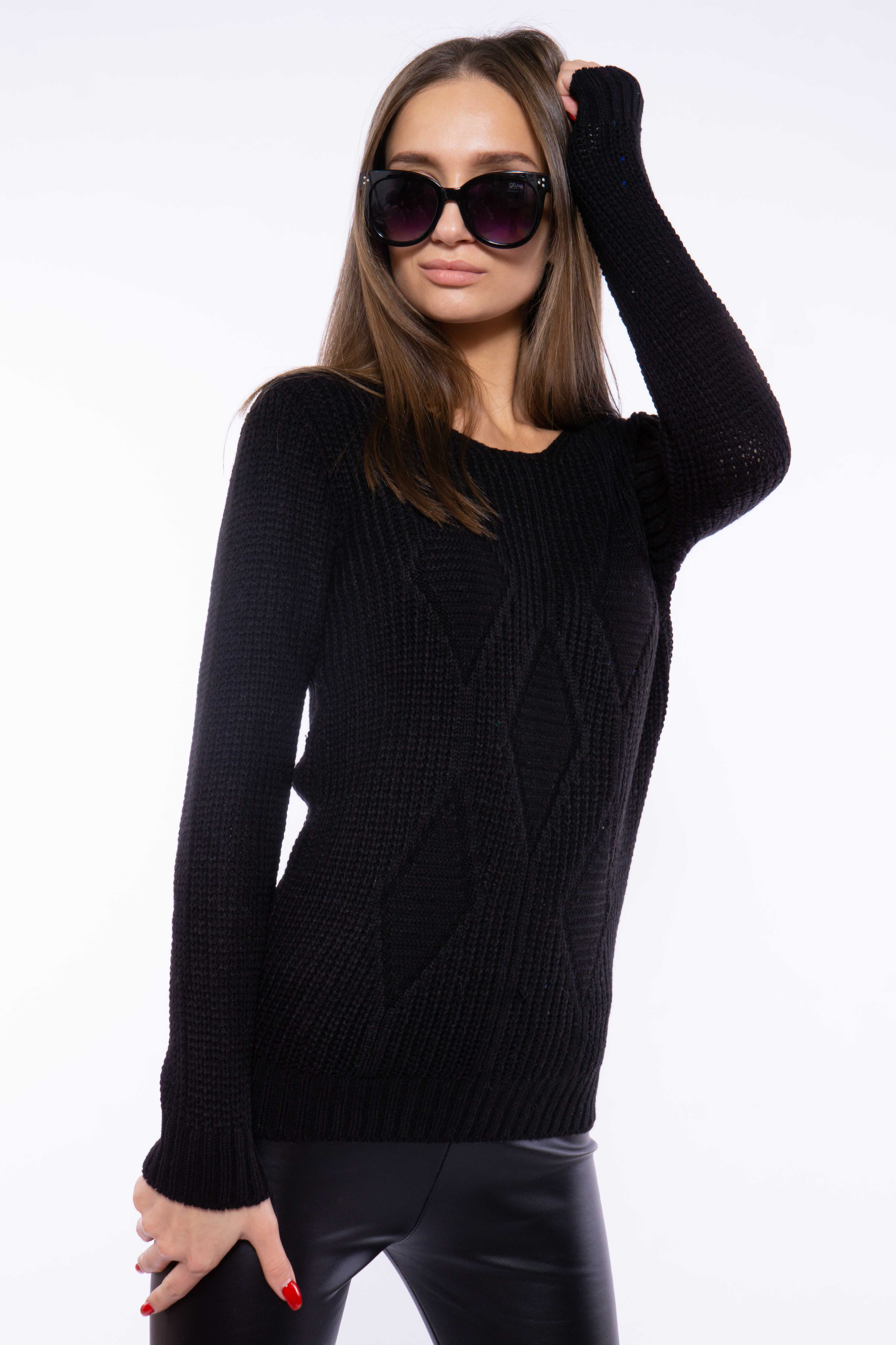 Свитер женский однотонный Time of Style 610F007 - Черный, Свитер женский однотонный Time of Style 610F007 S-M Черный
Свитер женский однотонный Time of Style 610F007 - Черный, Свитер женский однотонный Time of Style 610F007 S-M Черный