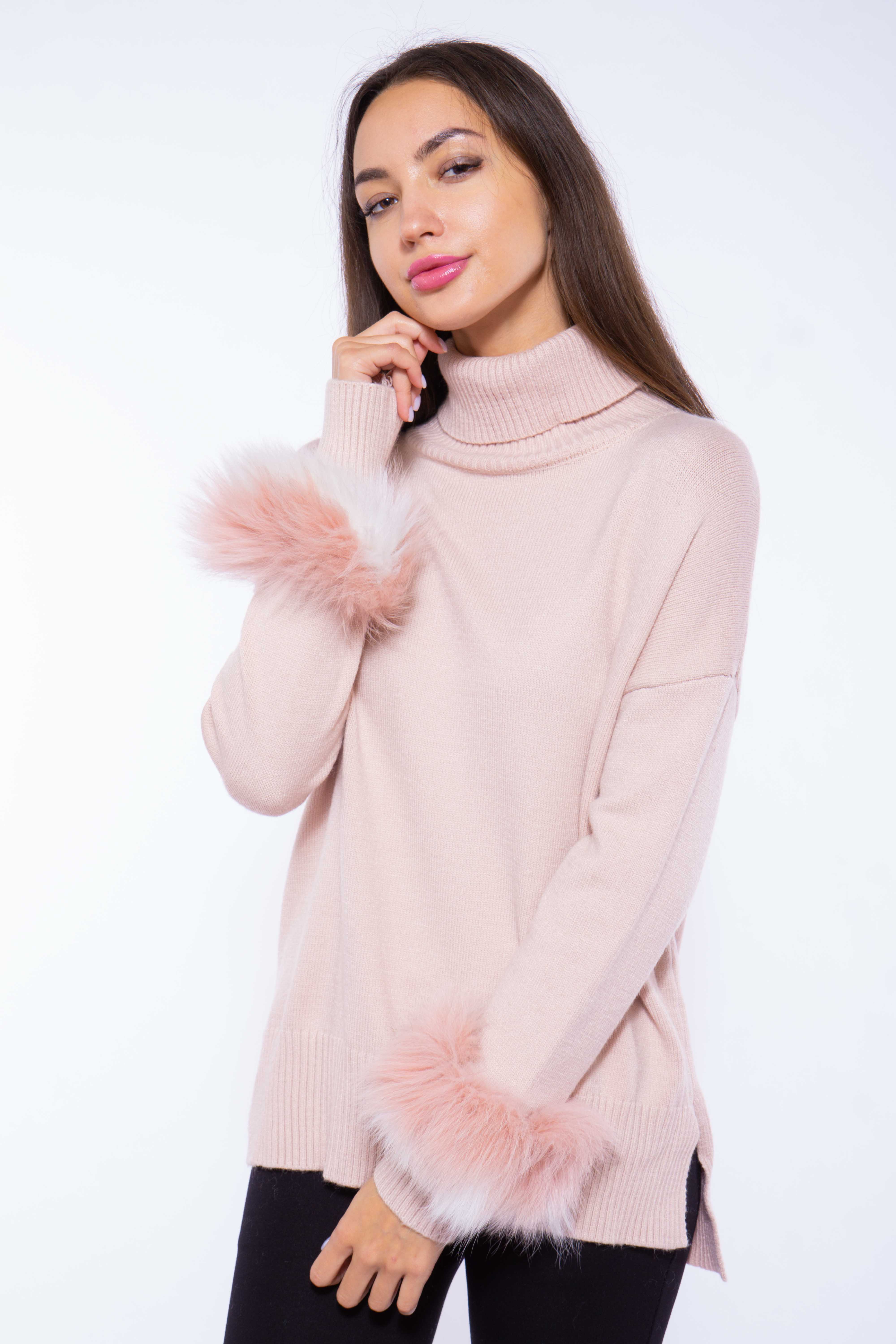 Гольф женский с меховой оборкой Time of Style 120PFA034148 M-L Светло-розовый
Гольф женский с меховой оборкой Time of Style 120PFA034148 M-L Светло-розовый