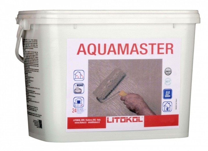 Гидроизоляция готовая однокомпонентная Litokol Aquamaster (аквамастер) 20 кг, (внутр/наруж)
Гидроизоляция готовая однокомпонентная Litokol Aquamaster (аквамастер) 20 кг, (внутр/наруж)