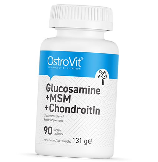 Глюкозамин Хондроитин МСМ, Glucosamine MSM Chondroitin, Ostrovit 90таб (03250007)
Глюкозамин Хондроитин МСМ, Glucosamine MSM Chondroitin, Ostrovit 90таб (03250007)