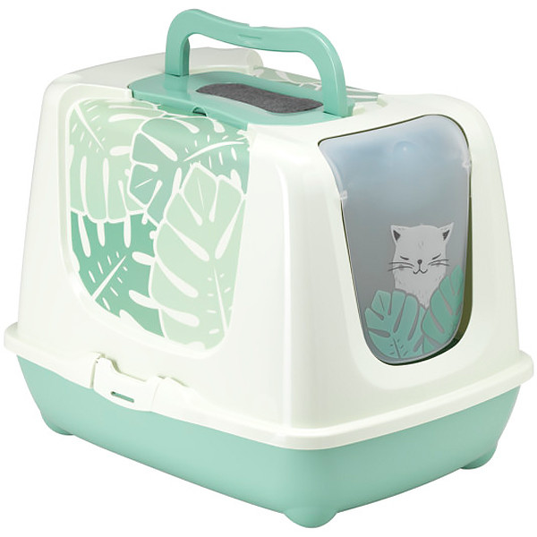 Туалет Moderna Trendy Cat Eden закрытый для котов c угольным фильтром и совком, зеленый | 49,97х39,08х38,91 см
Туалет Moderna Trendy Cat Eden закрытый для котов c угольным фильтром и совком, зеленый | 49,97х39,08х38,91 см