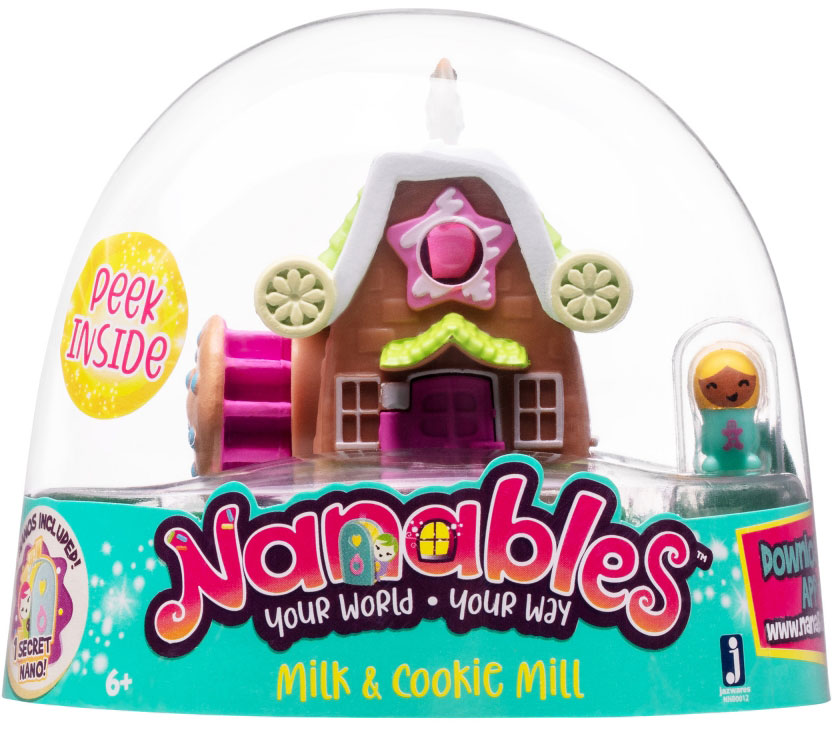 Игровая фигурка Nanables Jazwares Small House Город сладостей Магазин Печенье с молоком 8 см (NNB0012)
Игровая фигурка Nanables Jazwares Small House Город сладостей Магазин Печенье с молоком 8 см (NNB0012)