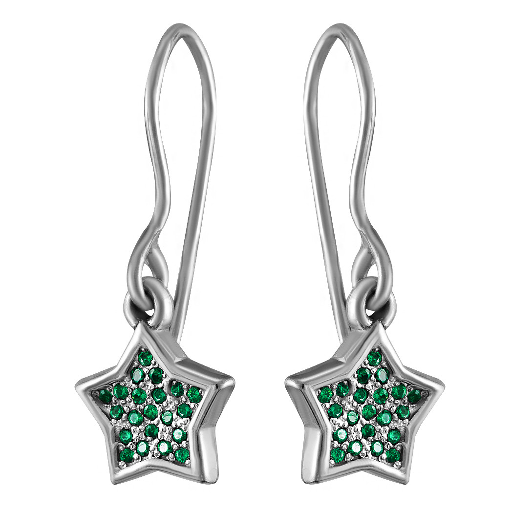 Детские серьги из серебра с куб. циркониями Twiddle Jewelry Зеленый 2.58 г (С054з)
Детские серьги из серебра с куб. циркониями Twiddle Jewelry Зеленый 2.58 г (С054з)