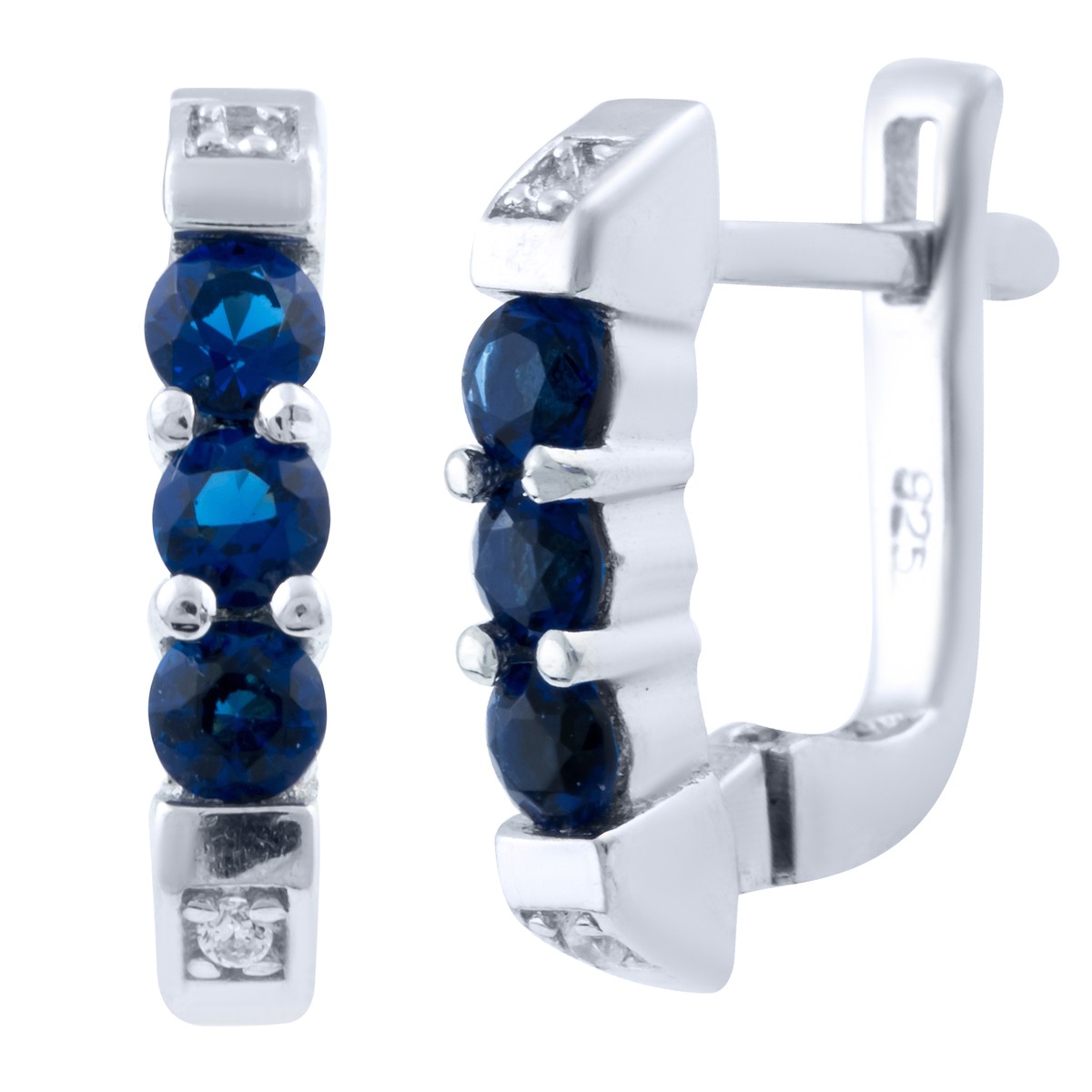 Серебряные серьги MG с сапфиром nano
Серебряные серьги MG с сапфиром nano