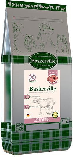 Cухой корм для собак Baskerville HF Adult без зерновой мясо говядины 7.5 кг (4011290440236)
Cухой корм для собак Baskerville HF Adult без зерновой мясо говядины 7.5 кг (4011290440236)