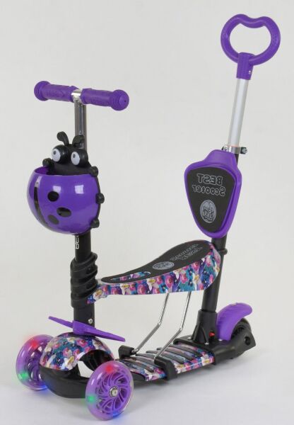 Трехколесный Самокат Беговел детский Scooter 5в1 С родительской ручкой и сидушкой Орхидея (s2119)
Трехколесный Самокат Беговел детский Scooter 5в1 С родительской ручкой и сидушкой Орхидея (s2119)
