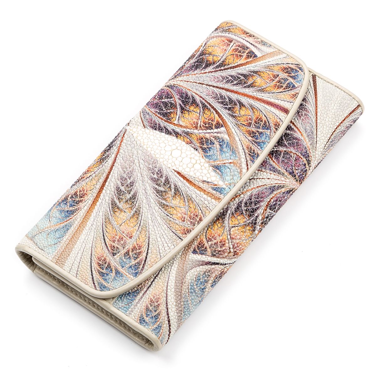 Кошелек женский STINGRAY LEATHER 18110 из натуральной кожи морского ската Разноцветный
Кошелек женский STINGRAY LEATHER 18110 из натуральной кожи морского ската Разноцветный