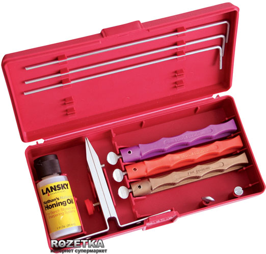 Набор для заточки ножей Lansky Standard Diamond Sharpening System LK3DM (15680605)
Набор для заточки ножей Lansky Standard Diamond Sharpening System LK3DM (15680605)