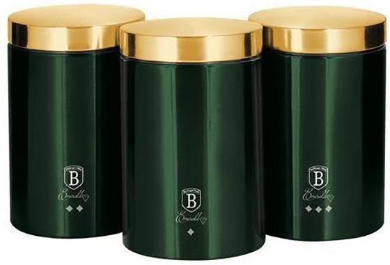 Набор банок Berlinger Haus Emerald Collection 3 банки Ø11х17.8см из нержавеющей стали
Набор банок Berlinger Haus Emerald Collection 3 банки Ø11х17.8см из нержавеющей стали
