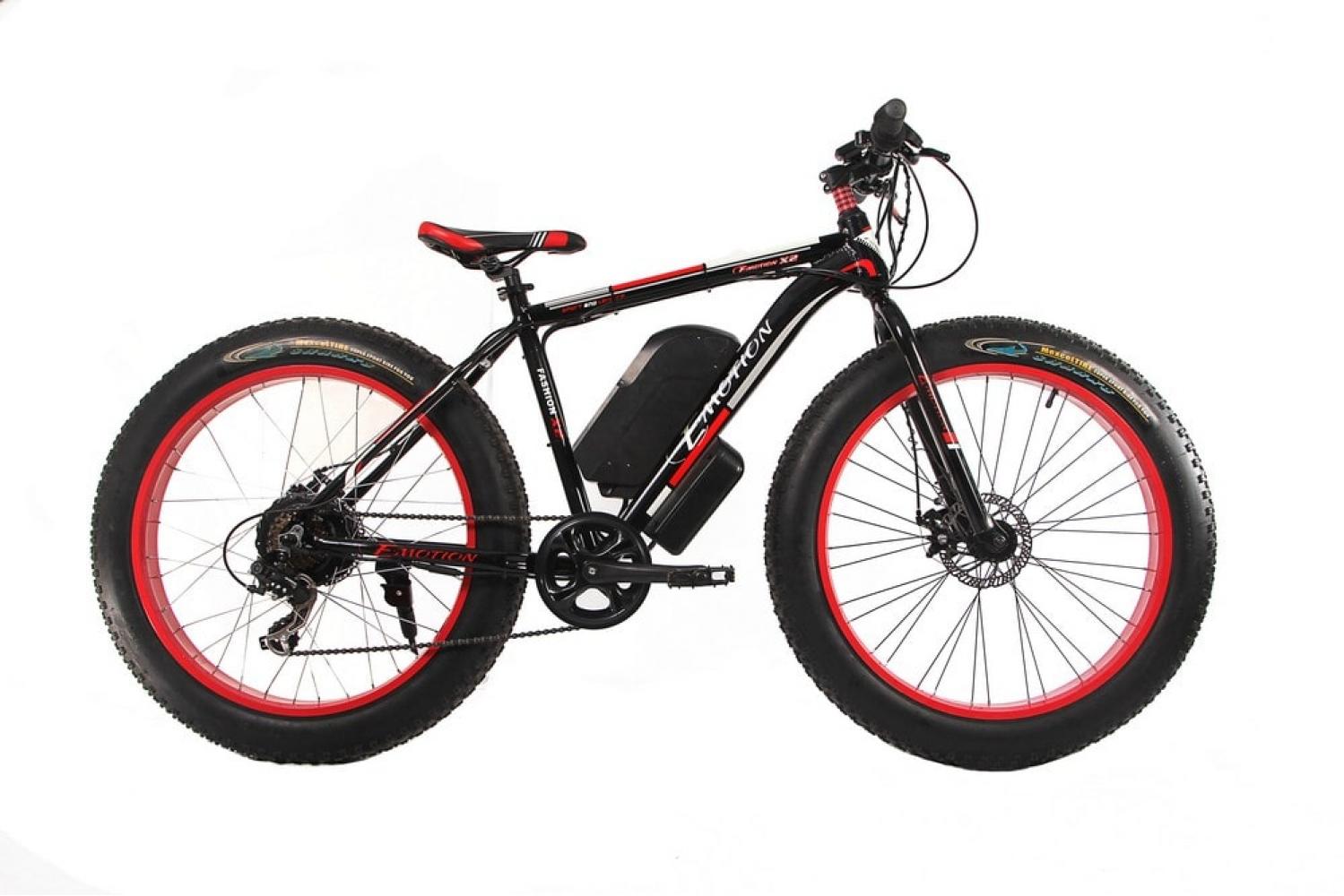 

Электровелосипед E-motion Fatbike FASHION X2 48V 1000 Вт 26" черно-красный(ELF-BLACK-RED2)