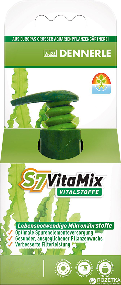 Комплексное мультивитаминов и микроэлементов для аквариумных растений Dennerle S7 VitaMix 500 мл
Комплексное мультивитаминов и микроэлементов для аквариумных растений Dennerle S7 VitaMix 500 мл
