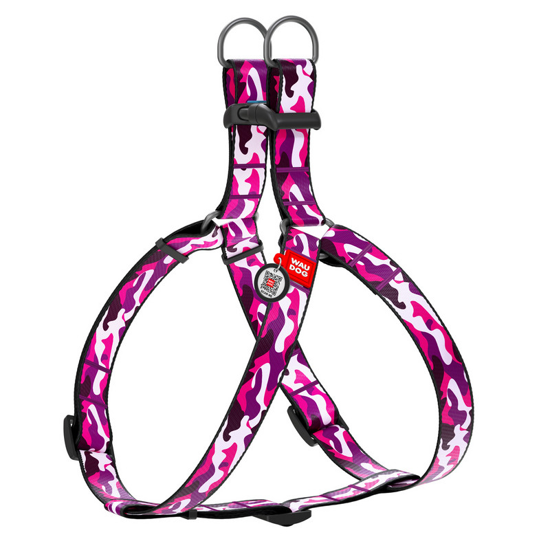 Шлея WAUDOG Nylon розовый камо нейлон разноцветный с QR паспортом 4995 (4823089317403)
Шлея WAUDOG Nylon розовый камо нейлон разноцветный с QR паспортом 4995 (4823089317403)
