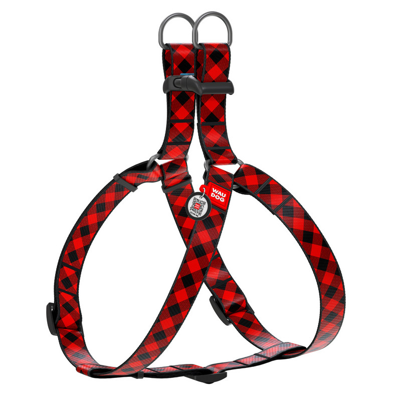 Шлея WAUDOG Nylon Шотландка красная нейлон разноцветный с QR паспортом 4984 (4823089317595)
Шлея WAUDOG Nylon Шотландка красная нейлон разноцветный с QR паспортом 4984 (4823089317595)