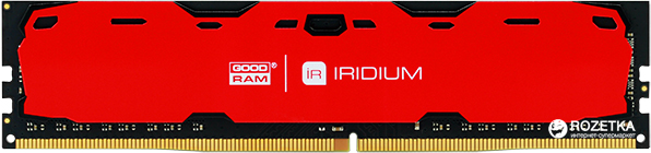 Оперативная память Goodram DDR4-2400 4096MB PC4-19200 IRDM Red (IR-R2400D464L15S/4G)
Оперативная память Goodram DDR4-2400 4096MB PC4-19200 IRDM Red (IR-R2400D464L15S/4G)