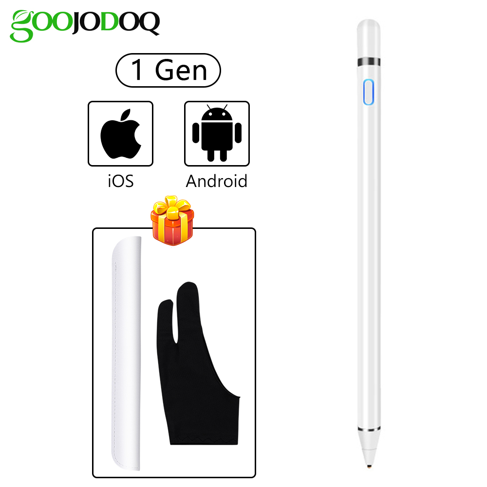 Стилус универсальный Goojodoq Active 1 Gen Android iPhone (iPad до 2017) 1.5mm White
Стилус универсальный Goojodoq Active 1 Gen Android iPhone (iPad до 2017) 1.5mm White