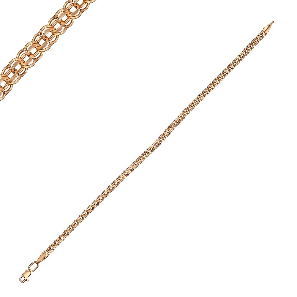 Браслет из красного золота 1677780, размер 19.5 
Браслет из красного золота 1677780, размер 19.5