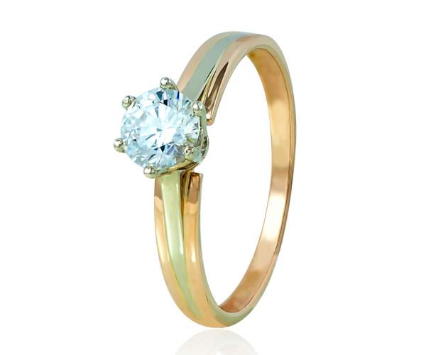 Кольцо из комбинированного золота с камнем SWAROVSKI Zirconia "Калипсо", КД4055SW, 15.5 размер
Кольцо из комбинированного золота с камнем SWAROVSKI Zirconia "Калипсо", КД4055SW, 15.5 размер