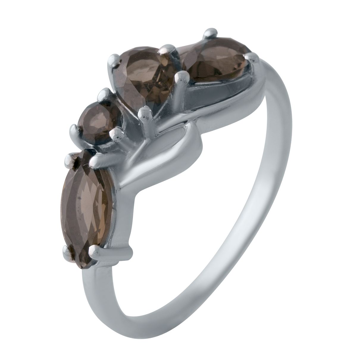 Серебряное кольцо SilverLine с натуральным раухтопазом (дымчатым кварцем) 17.5 размер
Серебряное кольцо SilverLine с натуральным раухтопазом (дымчатым кварцем) 17.5 размер