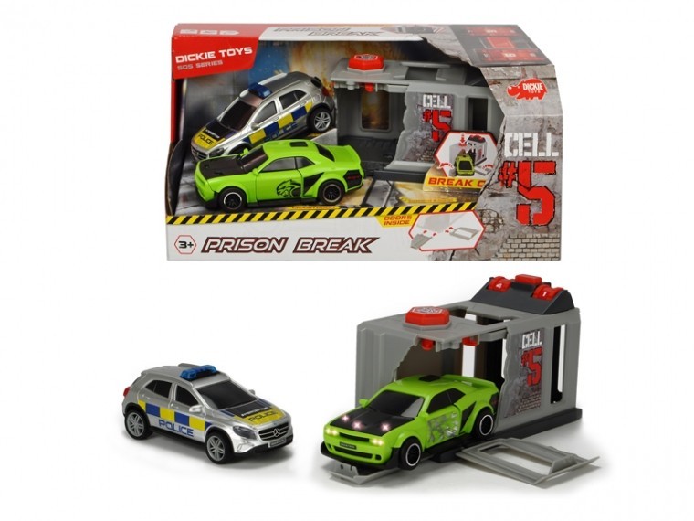 Игровой набор Dickie Toys Полиция. Побег из тюрьмы с 2 машинами со звуковыми и световыми эффектами (3715012)
Игровой набор Dickie Toys Полиция. Побег из тюрьмы с 2 машинами со звуковыми и световыми эффектами (3715012)