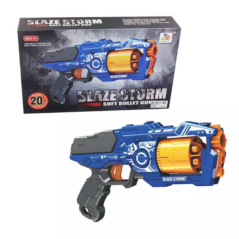 Детский бластер A-Toys Blaze Storm с мягкими пулями 20 шт. (34х20х7 см) R91064-ZC7092
Детский бластер A-Toys Blaze Storm с мягкими пулями 20 шт. (34х20х7 см) R91064-ZC7092