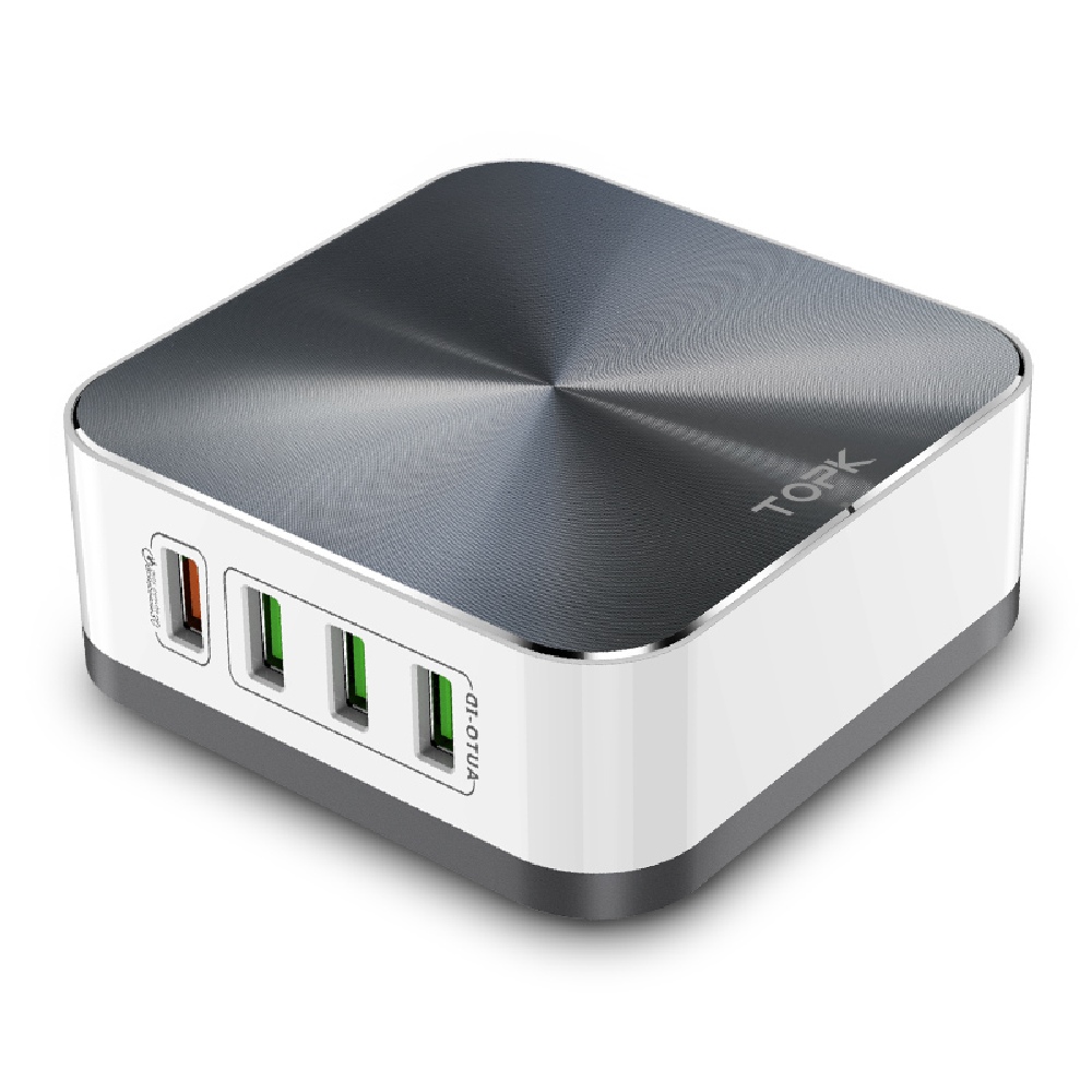 Сетевое зарядное устройство Topk Qualcomm Quick Charge 3.0 50W 8xUSB Grey стационарное (TPK829Q-GR)
Сетевое зарядное устройство Topk Qualcomm Quick Charge 3.0 50W 8xUSB Grey стационарное (TPK829Q-GR)