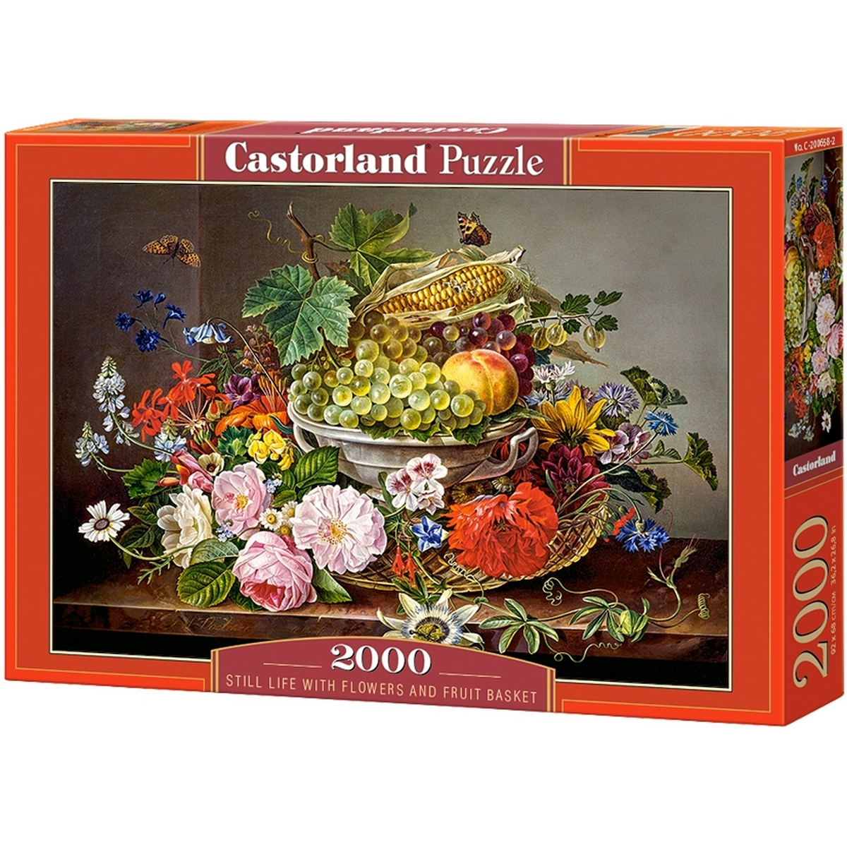 Пазлы Castorland 2000 «Натюрморт с цветами и корзиной с фруктами» Castorland (C-200658)
Пазлы Castorland 2000 «Натюрморт с цветами и корзиной с фруктами» Castorland (C-200658)