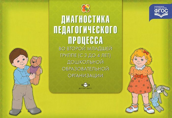 Диагностика педагогического процесса во второй младшей группе (с 3 до 4 лет) дошкольной образовательной организации
Диагностика педагогического процесса во второй младшей группе (с 3 до 4 лет) дошкольной образовательной организации