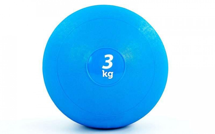 Мяч набивной слэмбол для кроссфита Record SLAM BALL FI-5165-3 3кг (резина, минеральный наполнитель, d-23см, синий)
Мяч набивной слэмбол для кроссфита Record SLAM BALL FI-5165-3 3кг (резина, минеральный наполнитель, d-23см, синий)