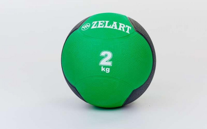 Мяч медицинский медбол Zelart Medicine Ball FI-5121-2 2кг (резина, d-19см, зеленый-черный)
Мяч медицинский медбол Zelart Medicine Ball FI-5121-2 2кг (резина, d-19см, зеленый-черный)