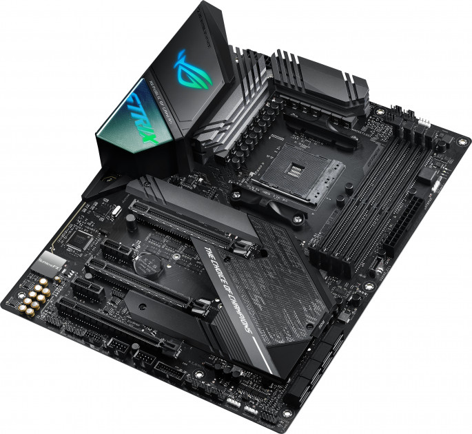 Мат. плата MB Asus ROG STRIX X570-F GAMING (X570/sAM4/4xDDR4 4400(OC)/PCI-E 4.0/2x M.2/8xSATA3/RAID 0,1,10/GLan/DP, HDMI, 3xUSB 3.2 Gen 2, 4xUSB 3.2 Gen1, 1xUSB 3.2 Gen2 Type-C, 5xUSB 3.1 Gen1, 8 x USB 2.0/1x SPDIF/ATX)
Мат. плата MB Asus ROG STRIX X570-F GAMING (X570/sAM4/4xDDR4 4400(OC)/PCI-E 4.0/2x M.2/8xSATA3/RAID 0,1,10/GLan/DP, HDMI, 3xUSB 3.2 Gen 2, 4xUSB 3.2 Gen1, 1xUSB 3.2 Gen2 Type-C, 5xUSB 3.1 Gen1, 8 x USB 2.0/1x SPDIF/ATX)