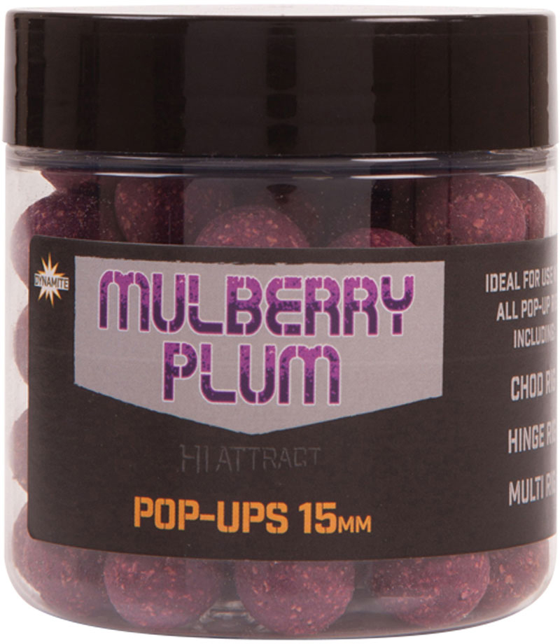 Бойлы Dynamite Baits Pop-Ups Hi-Attract Foodbait Mulberry Plum 15 мм 90 г (DY1014)
Бойлы Dynamite Baits Pop-Ups Hi-Attract Foodbait Mulberry Plum 15 мм 90 г (DY1014)