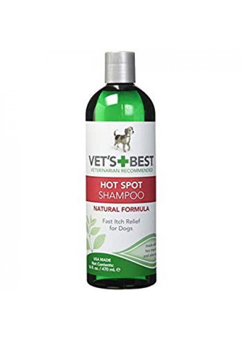 Шампунь Vet's Best Hot Spot Shampoo для устранения раздражений воспалений и зуда 470 мл
Шампунь Vet's Best Hot Spot Shampoo для устранения раздражений воспалений и зуда 470 мл