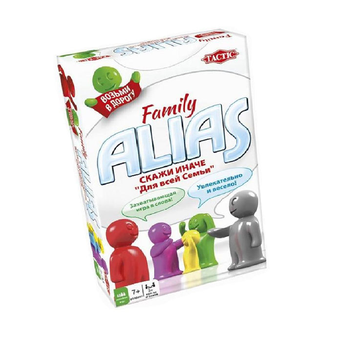 Настольная игра Tactic Алиас Семейный. Дорожная версия (Family Alias Travel) (53374)
Настольная игра Tactic Алиас Семейный. Дорожная версия (Family Alias Travel) (53374)