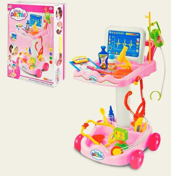 Детский игровой набор Limo Toy Медицинская тележка розовая с аксессуарами (51х30,5х30 см) R91080-606-5
Детский игровой набор Limo Toy Медицинская тележка розовая с аксессуарами (51х30,5х30 см) R91080-606-5