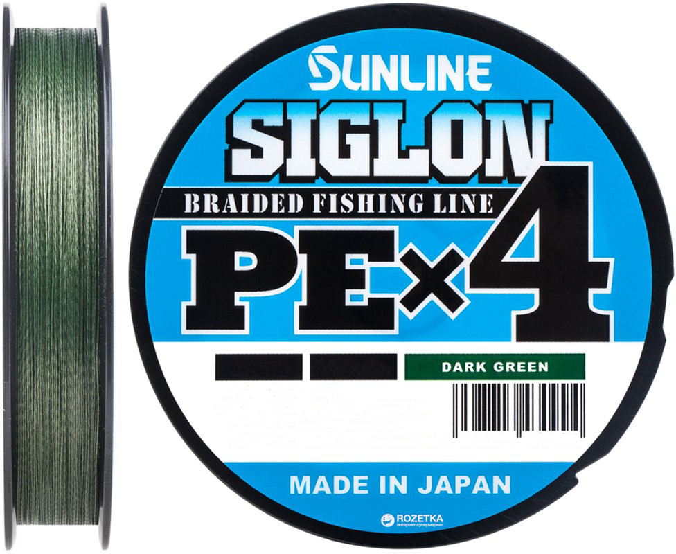Шнур Sunline Siglon PE х4 150 м # 1.2/0.187 мм 9.2 кг Темно-зеленый (16580920)
Шнур Sunline Siglon PE х4 150 м # 1.2/0.187 мм 9.2 кг Темно-зеленый (16580920)