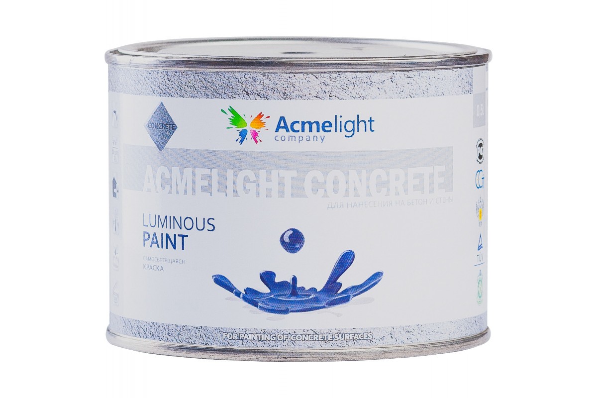 Краска светящаяся для бетонных поверхностей Acmelight Concrete синяя с синим свечением 0,5 л
Краска светящаяся для бетонных поверхностей Acmelight Concrete синяя с синим свечением 0,5 л