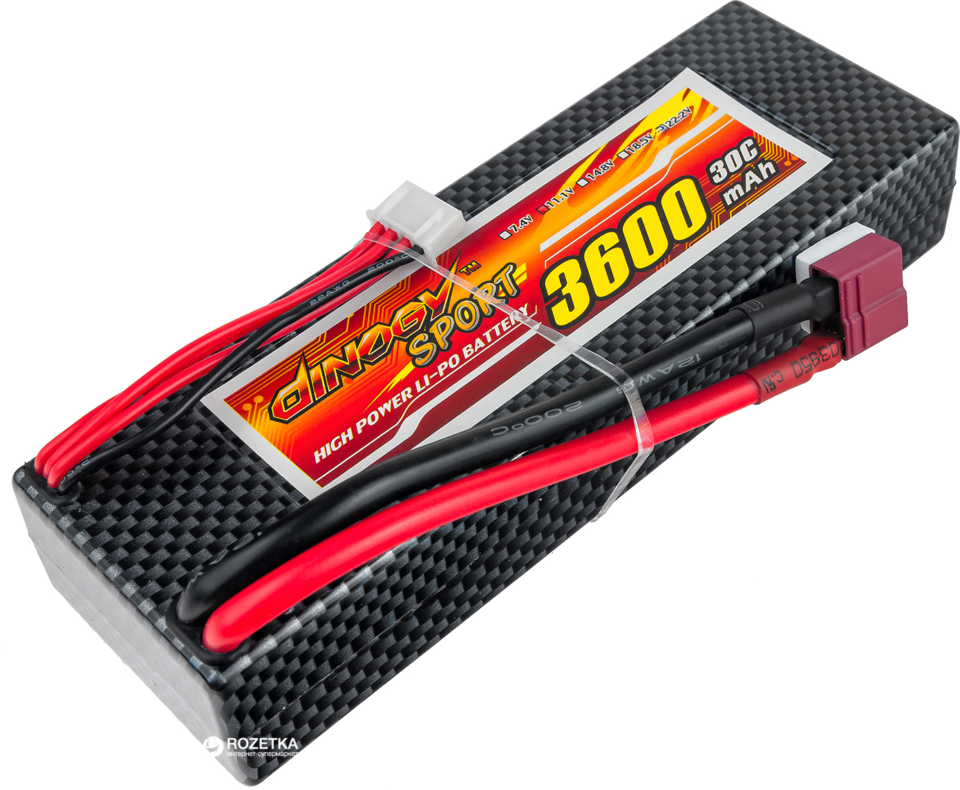 Аккумулятор Dinogy Li-Pol 3600 mAh 11.1V 3S 30C Hardcase 25x46x138мм T-Plug (2711458464785)
Аккумулятор Dinogy Li-Pol 3600 mAh 11.1V 3S 30C Hardcase 25x46x138мм T-Plug (2711458464785)