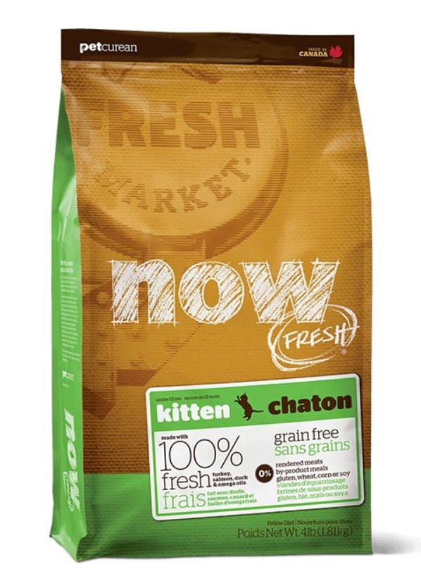 Сухой корм для котят NOW Fresh Grain Free Kitten Recipe 33/20 для всех пород 1.81 кг
Сухой корм для котят NOW Fresh Grain Free Kitten Recipe 33/20 для всех пород 1.81 кг