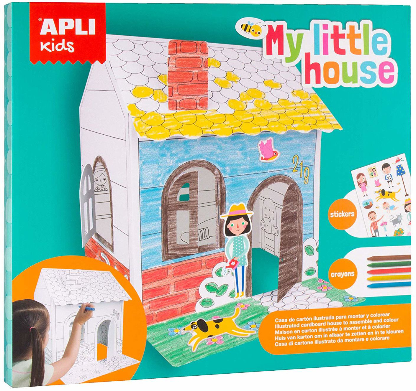 Набор наклейки и раскраска Apli Kids Мой маленький домик (000016716) (8410782167167)
Набор наклейки и раскраска Apli Kids Мой маленький домик (000016716) (8410782167167)