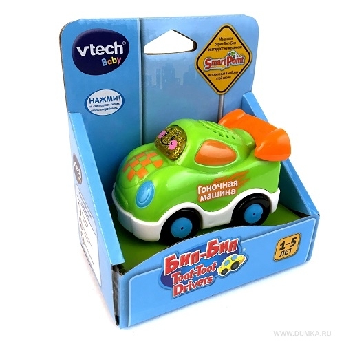 Игрушки для малышей VTech Развивающая игрушка серии Бип-Бип - ГОНОЧНАЯ МАШИНКА озвуч. рус. яз. (k37-80-143826)
Игрушки для малышей VTech Развивающая игрушка серии Бип-Бип - ГОНОЧНАЯ МАШИНКА озвуч. рус. яз. (k37-80-143826)