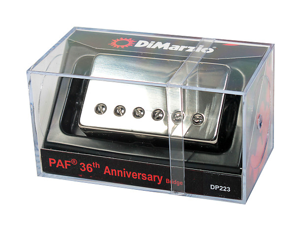 Звукосниматель для электрогитары DIMARZIO DP223N PAF 36th ANNIVERSARY BRIDGE (Nickel Cover)
Звукосниматель для электрогитары DIMARZIO DP223N PAF 36th ANNIVERSARY BRIDGE (Nickel Cover)