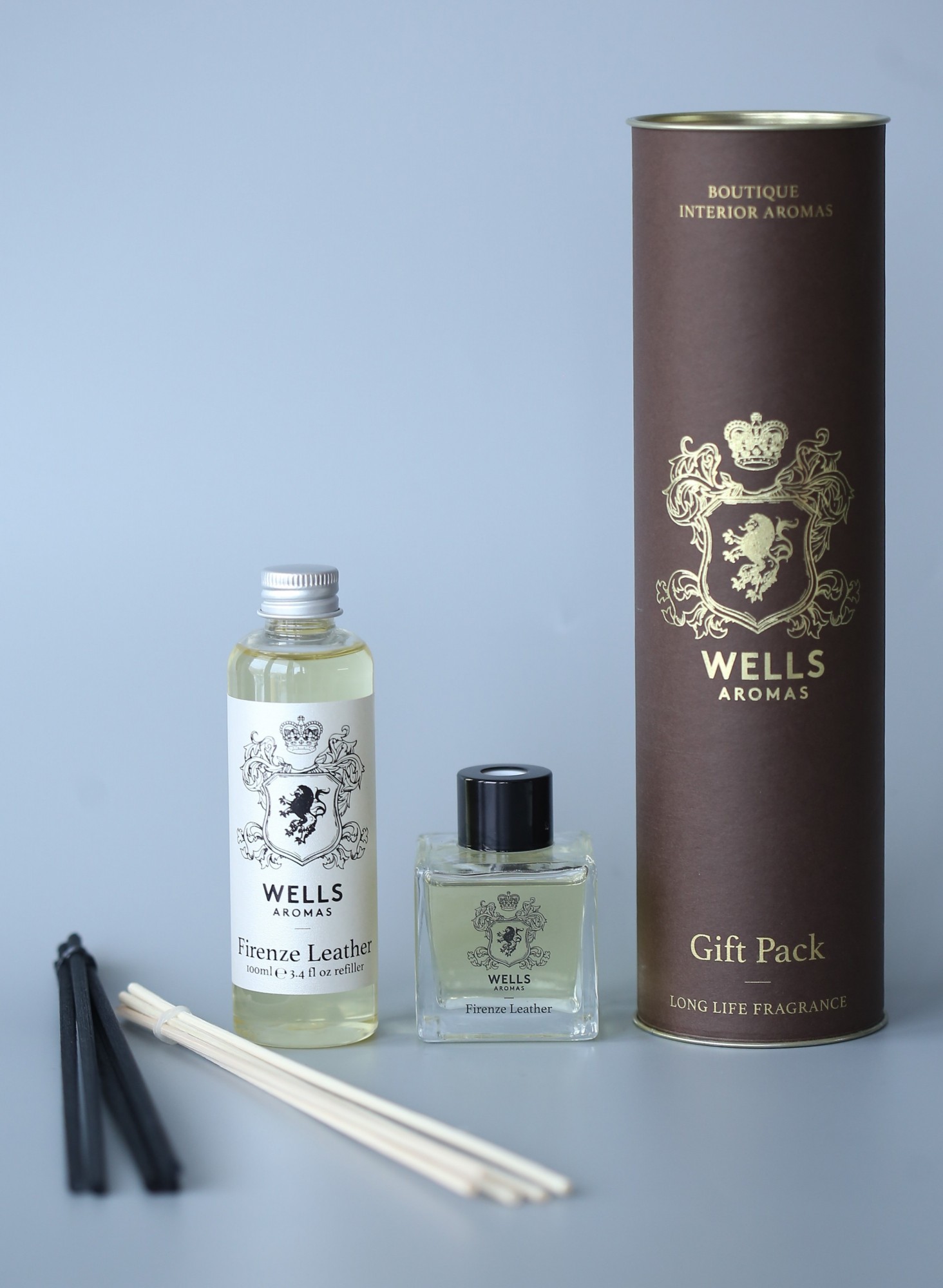 Подарочный сэт для ароматизации Wells Aromas Firenze leather 50 мл аромадиффузор + 100 мл рефиллер
Подарочный сэт для ароматизации Wells Aromas Firenze leather 50 мл аромадиффузор + 100 мл рефиллер